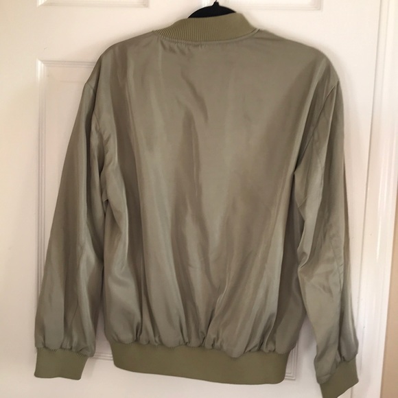 Green oversized bomber jacket - Picture 4 of 4
